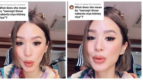 Heart Evangelista clarifies “donated her kidney” comments: “Just .